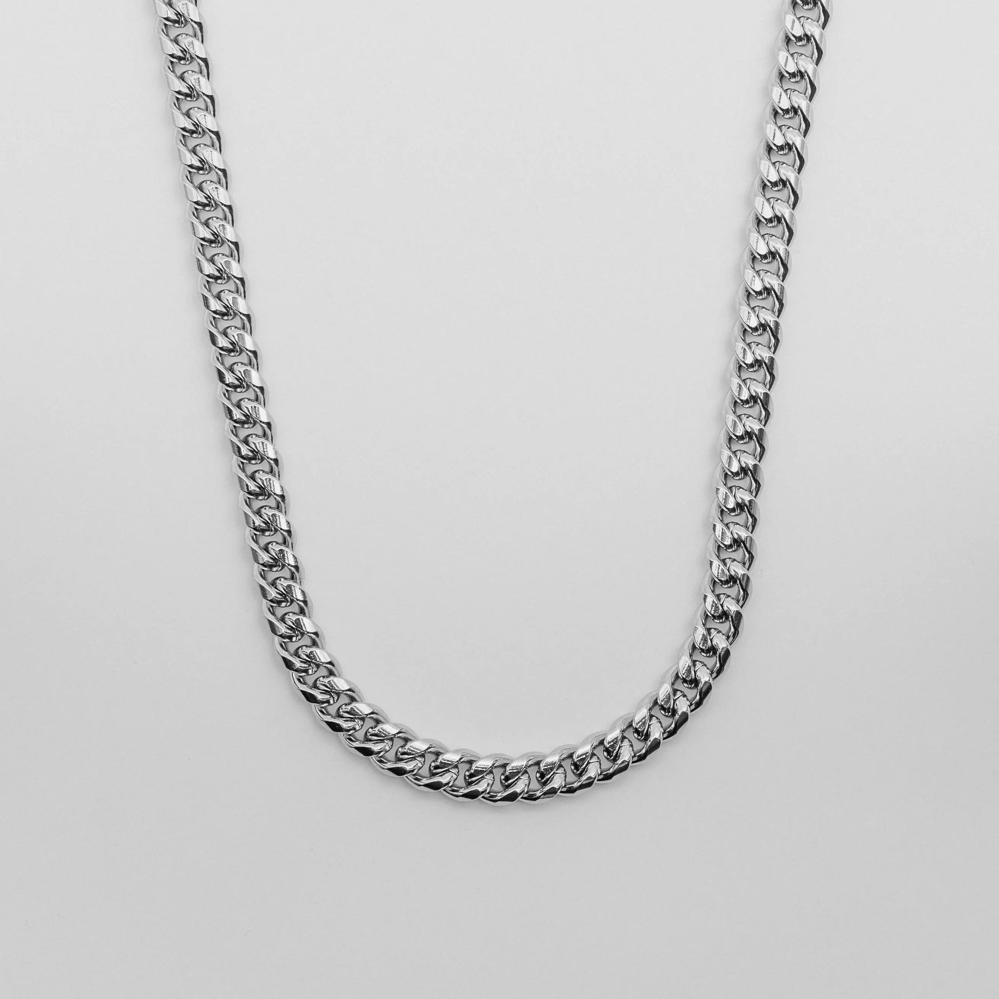 Heavyweight Cuban Chain - Silver 8mm -- DVVX CHAINS