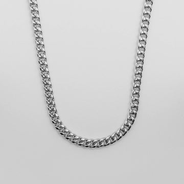 Heavyweight Cuban Chain - Silver 8mm -- DVVX CHAINS