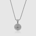 Iced Compass Pendant (Silver) -- DVVX CHAINS