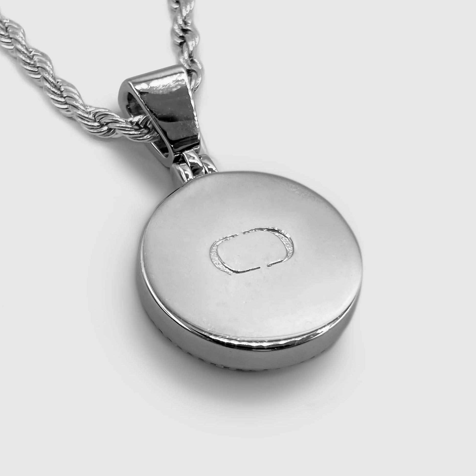 Iced Compass Pendant (Silver) -- DVVX CHAINS