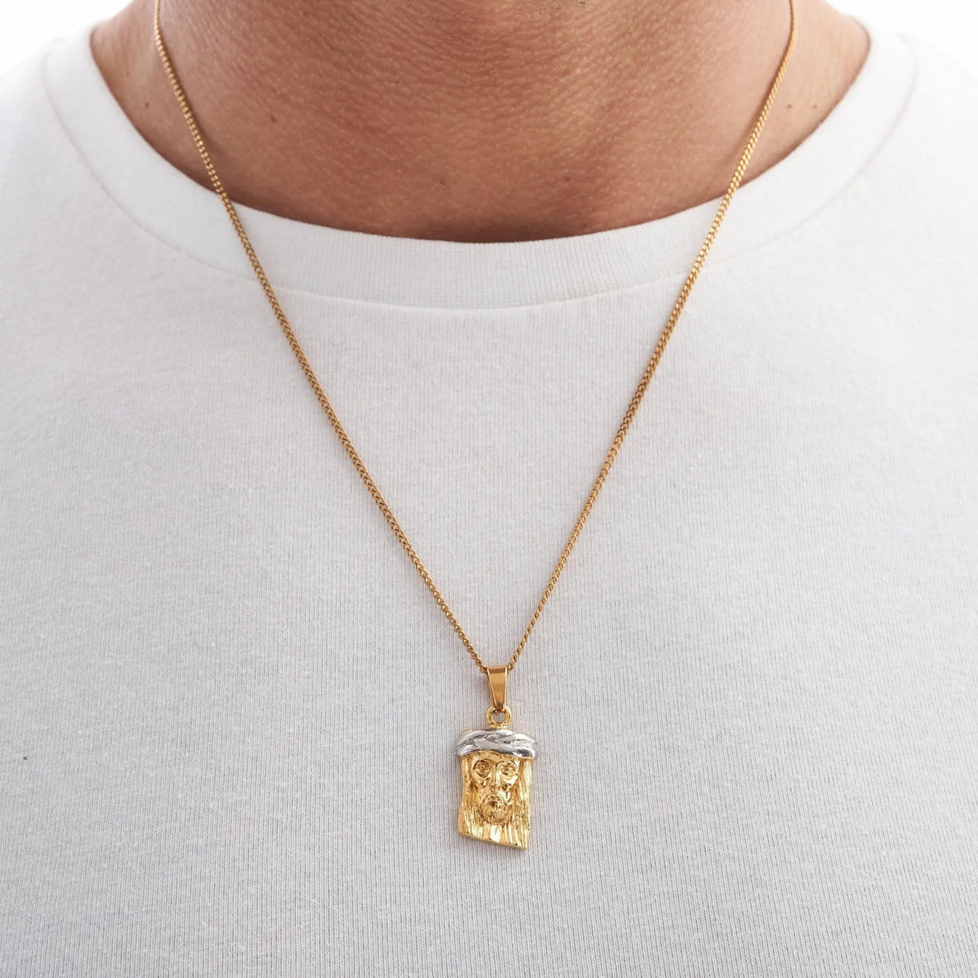 Jesus Piece (Gold) -- DVVX CHAINS