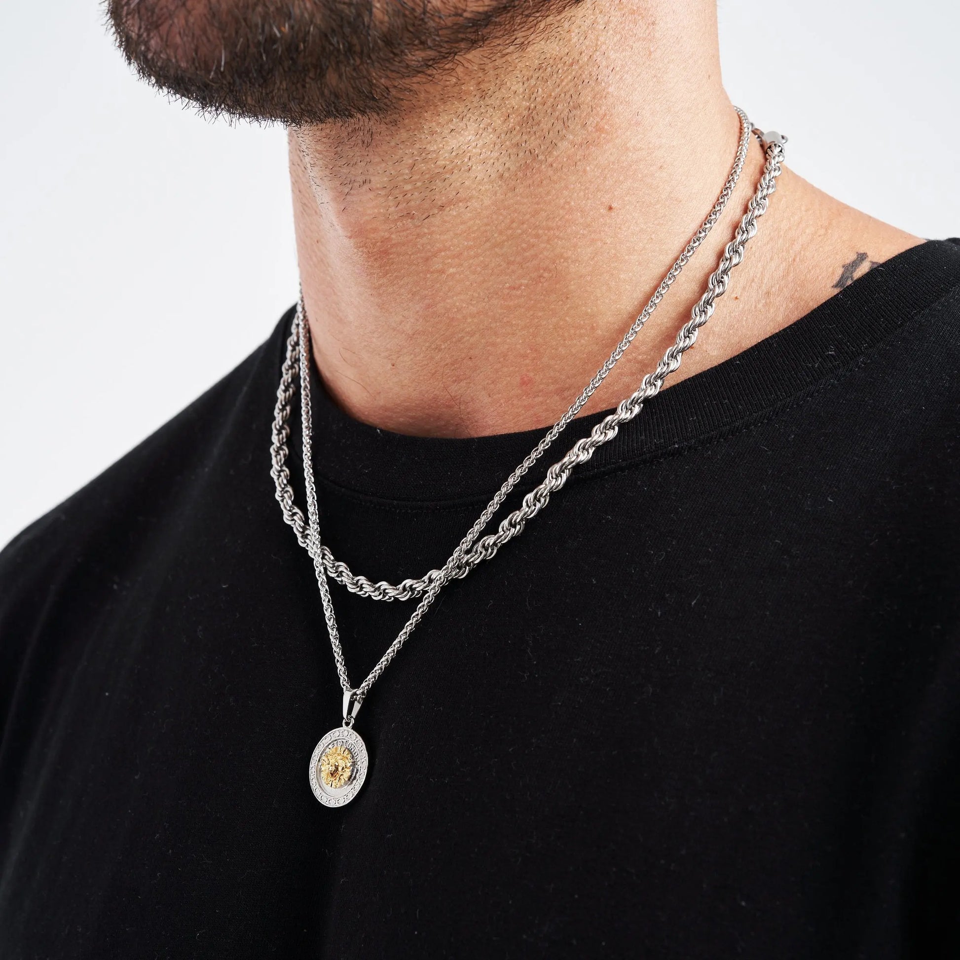 Medusa (Silver/Gold Two-tone) -- DVVX CHAINS