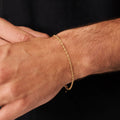 Rope Bracelet (Gold) 2mm -- DVVX CHAINS