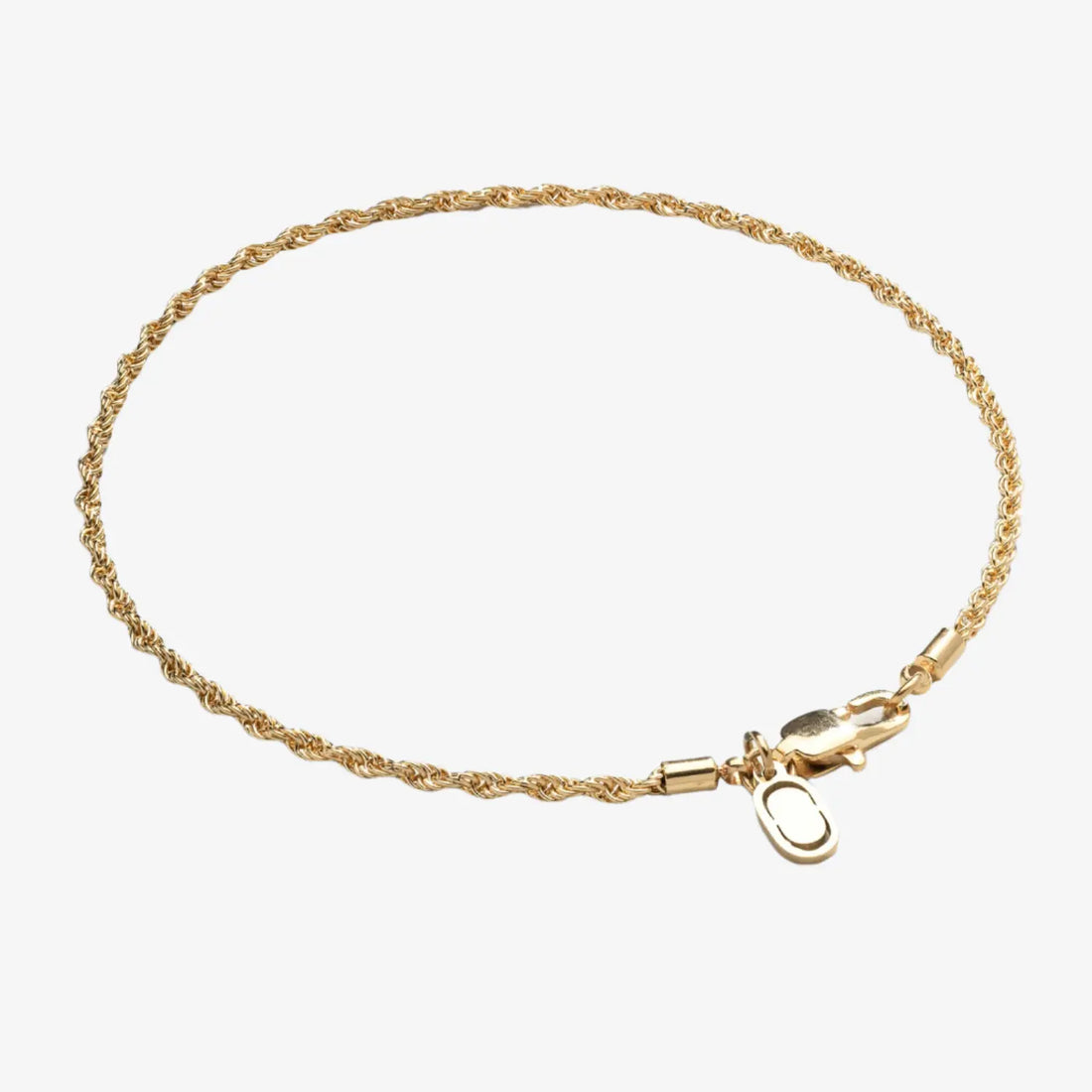 Rope Bracelet (Gold) 2mm -- DVVX CHAINS