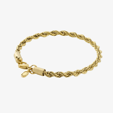 Rope Bracelet (Gold) 5mm -- DVVX CHAINS