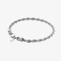 Rope Bracelet (Silver) 5mm -- DVVX CHAINS