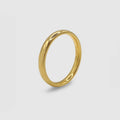 Round Band Ring (Gold) 3mm -- DVVX CHAINS