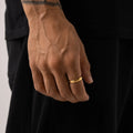 Round Band Ring (Gold) 3mm -- DVVX CHAINS