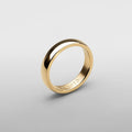 Round Band Ring (Gold) 5mm -- DVVX CHAINS