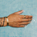 Round Band Ring (Gold) 5mm -- DVVX CHAINS