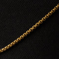 Round Box Chain (Gold) 2mm -- DVVX CHAINS