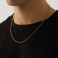 Round Box Chain (Gold) 2mm -- DVVX CHAINS