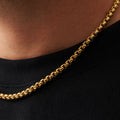 Round Box Chain (Gold) 5mm -- DVVX CHAINS