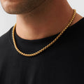 Round Box Chain (Gold) 5mm -- DVVX CHAINS