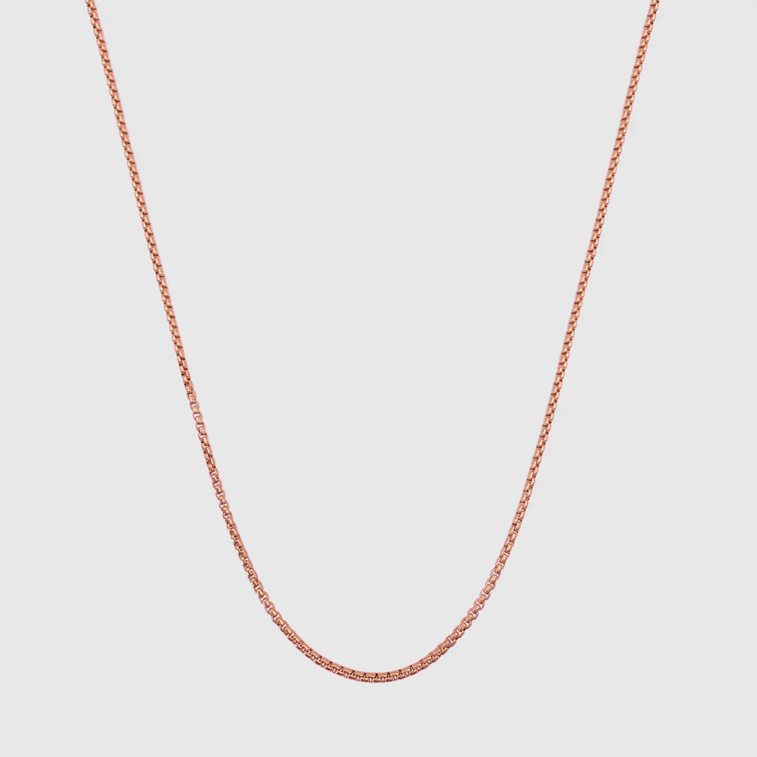 Round Box Chain (Rose Gold) 2mm -- DVVX CHAINS