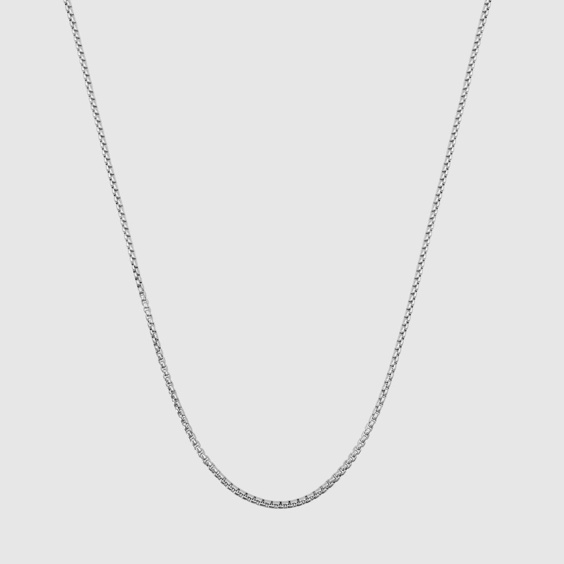 Round Box Chain (Silver) 2mm -- DVVX CHAINS