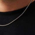 Round Box Chain (Silver) 3mm -- DVVX CHAINS