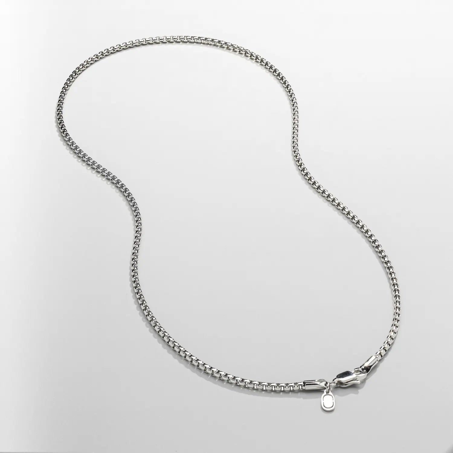 Round Box Chain (Silver) 3mm -- DVVX CHAINS