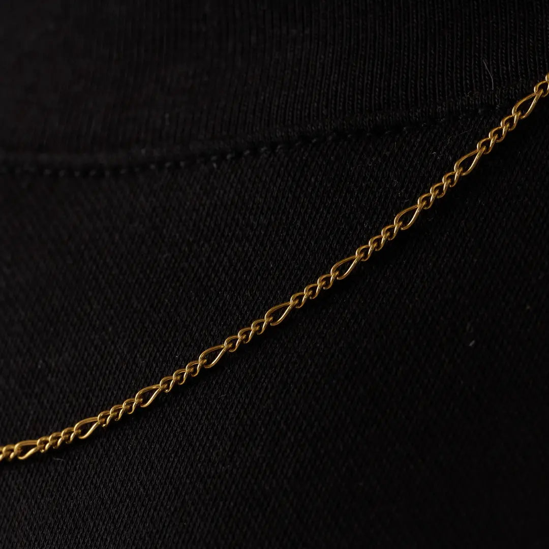 Round Figaro (Gold) 2mm -- DVVX CHAINS