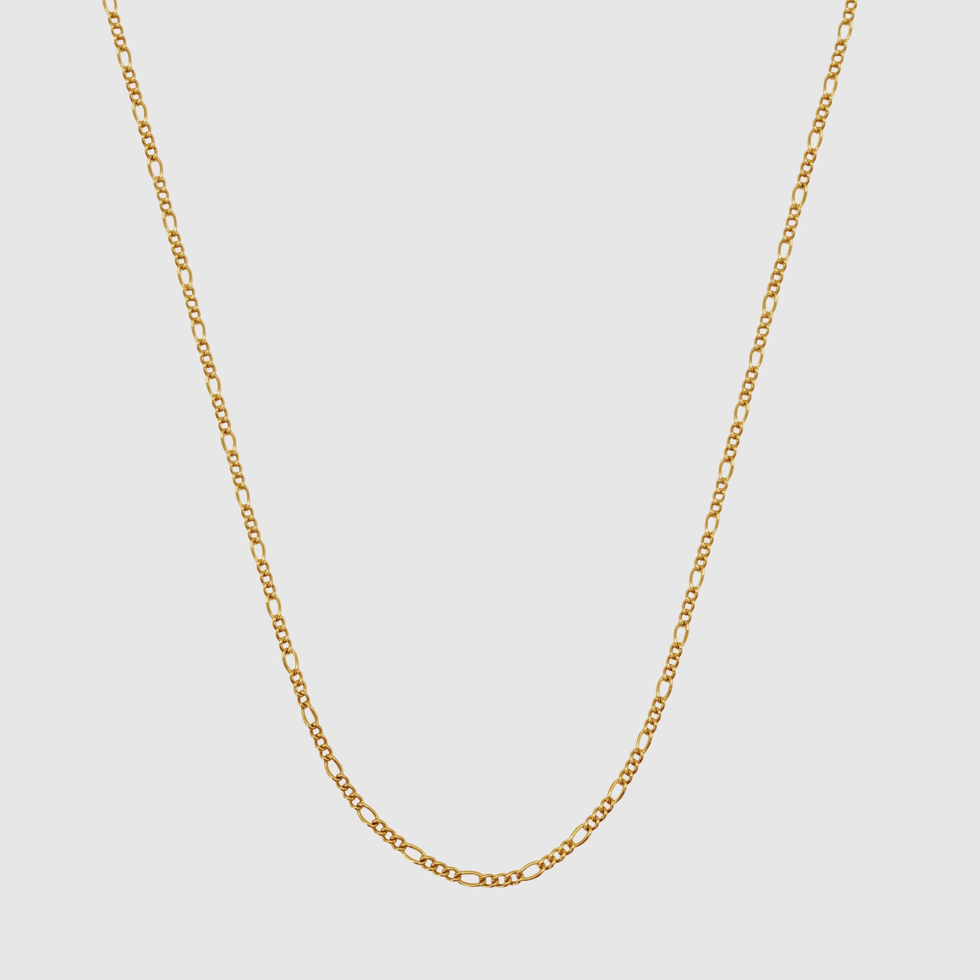 Round Figaro (Gold) 2mm -- DVVX CHAINS