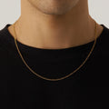 Round Figaro (Gold) 2mm -- DVVX CHAINS