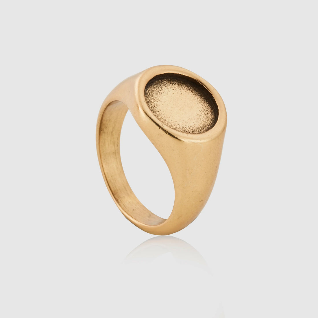 Signet Ring (Gold) -- DVVX CHAINS