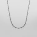 Silver 4mm Heavyweight Cuban Chain -- DVVX CHAINS