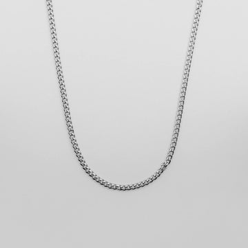 Silver 4mm Heavyweight Cuban Chain -- DVVX CHAINS