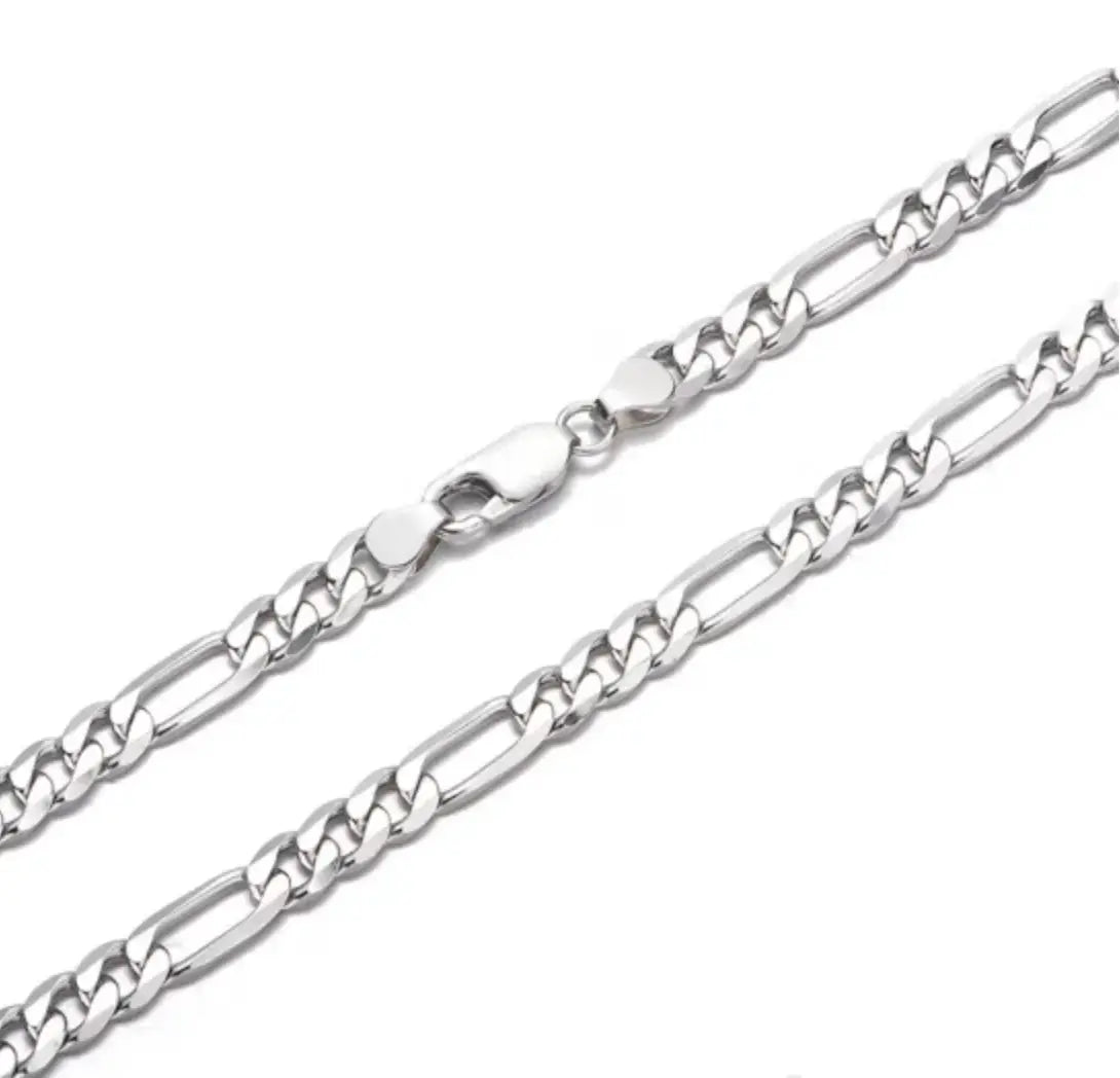 Silver Figaro Chains (5mm) MIXX CHAINS