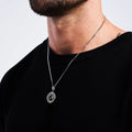 Silver Globe Pendant Necklace -- DVVX CHAINS