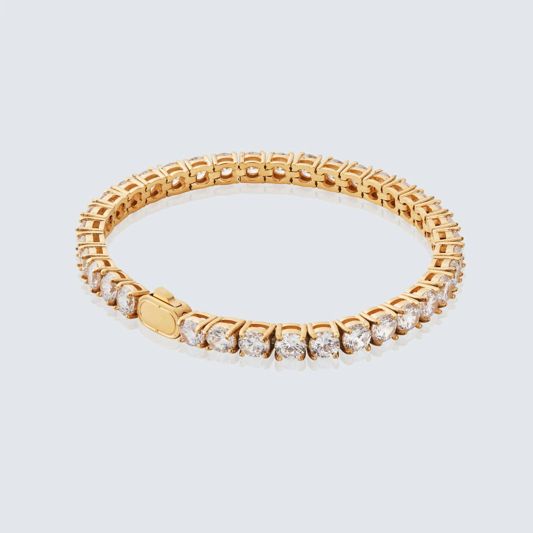 Tennis Bracelet (Gold) 5mm -- DVVX CHAINS