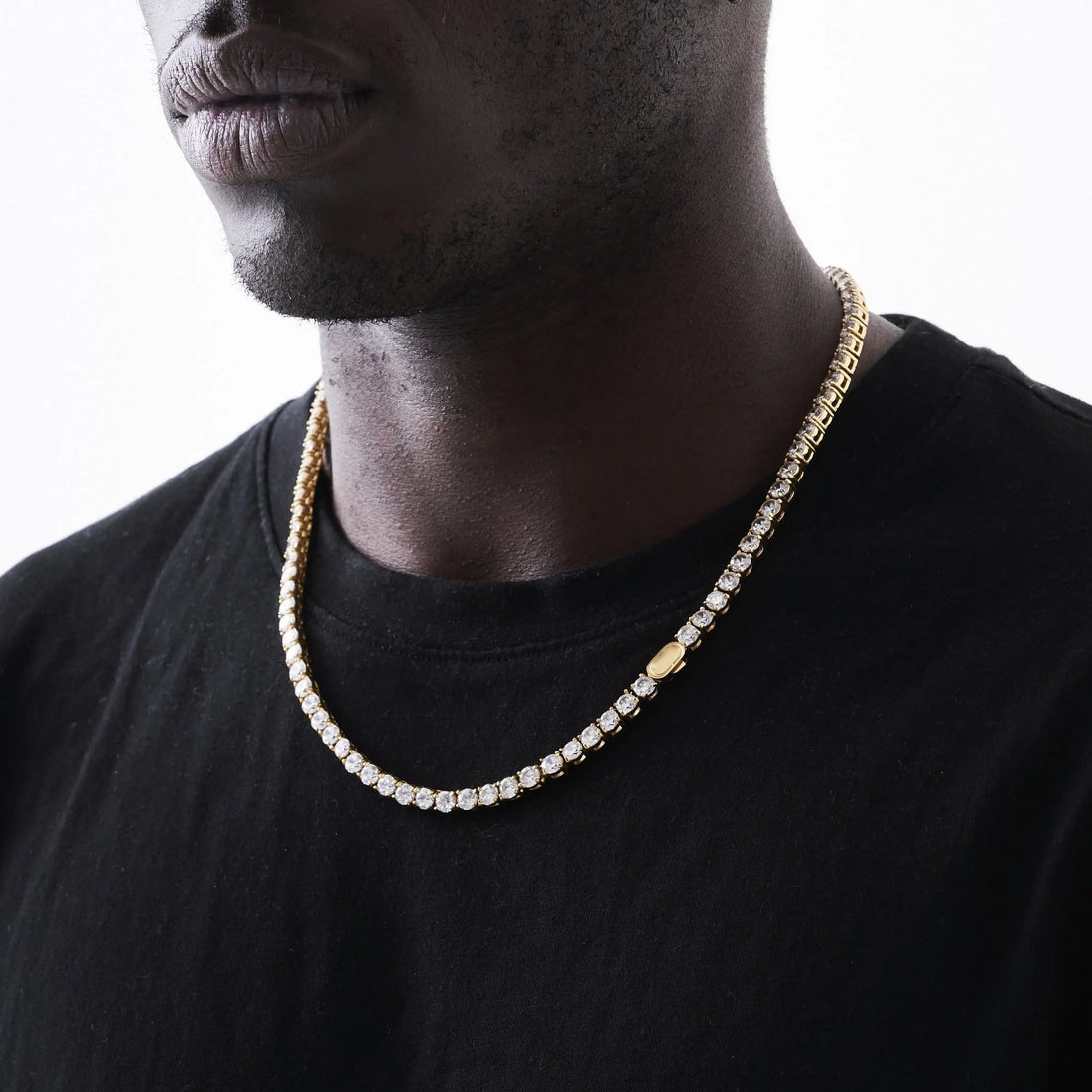 Tennis Chain (Gold) 5mm -- DVVX CHAINS