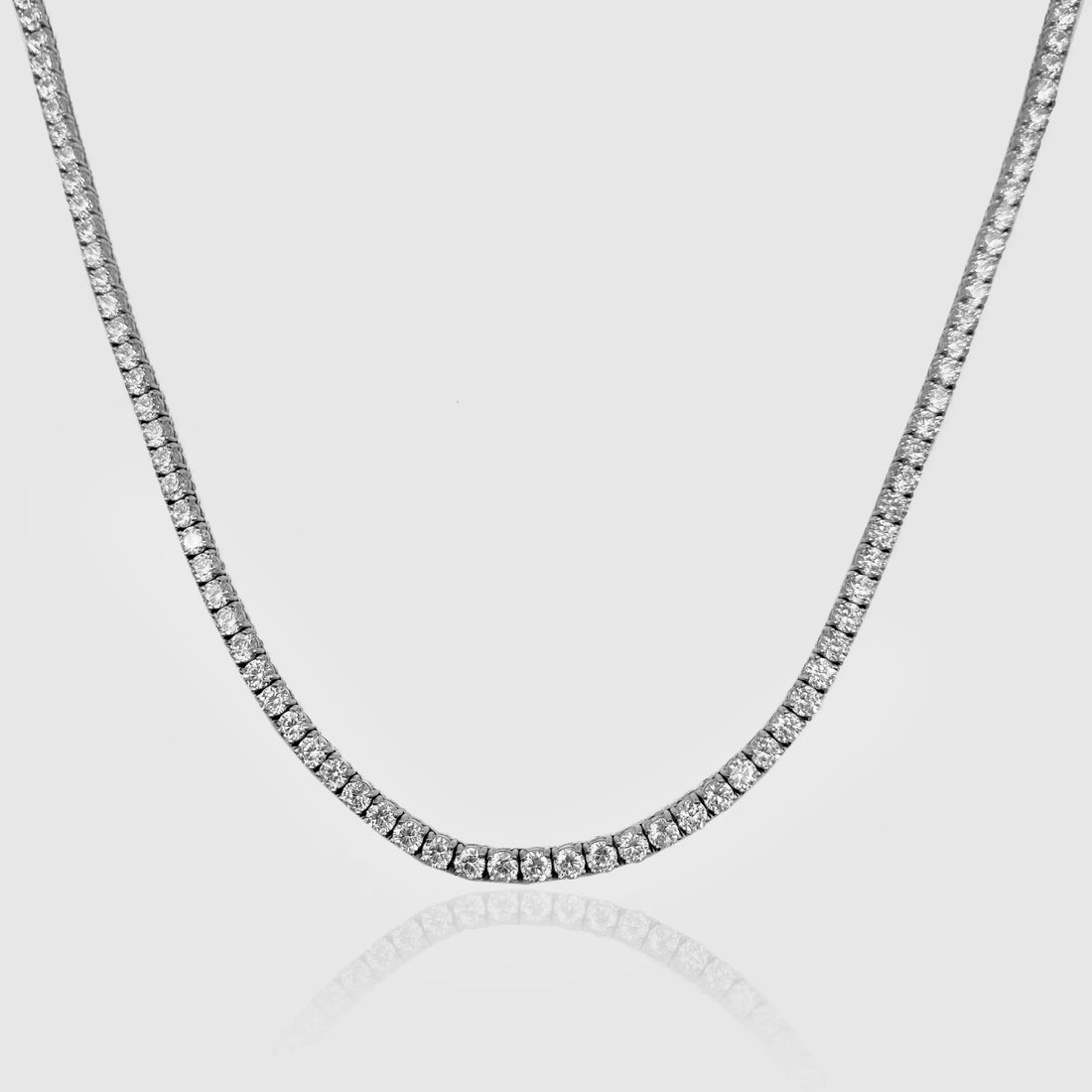 Tennis Chain (Silver) 3mm -- DVVX CHAINS