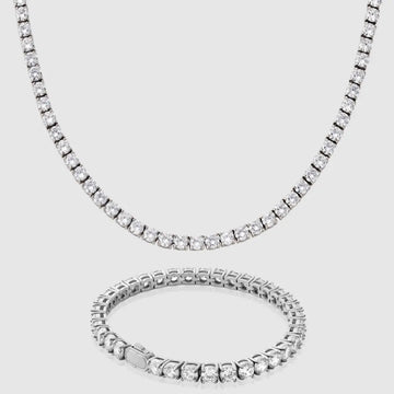 Tennis Set 5mm (Silver) -- DVVX CHAINS