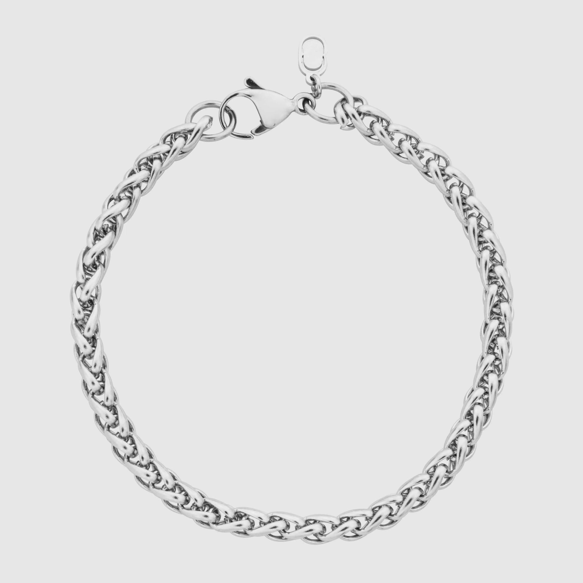 Wheat Bracelet (Silver) 5mm -- DVVX CHAINS