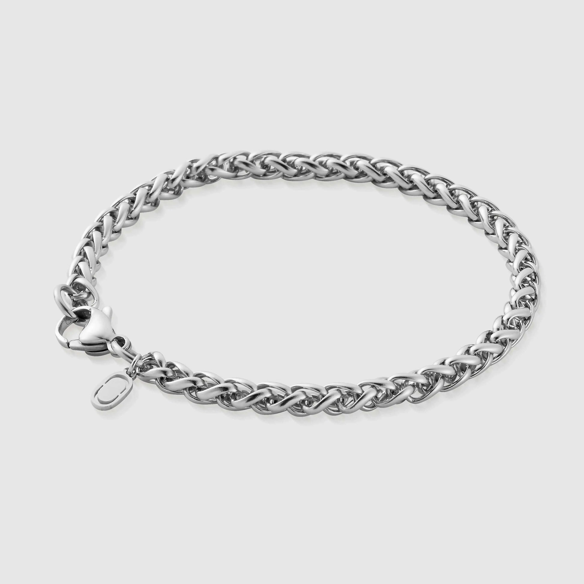 Wheat Bracelet (Silver) 5mm -- DVVX CHAINS