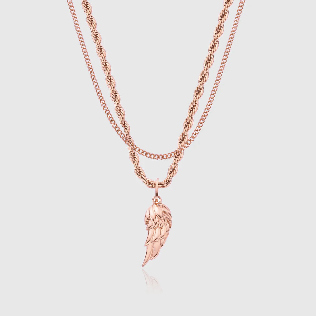 Wing & Connell Set (Rose Gold) -- DVVX CHAINS