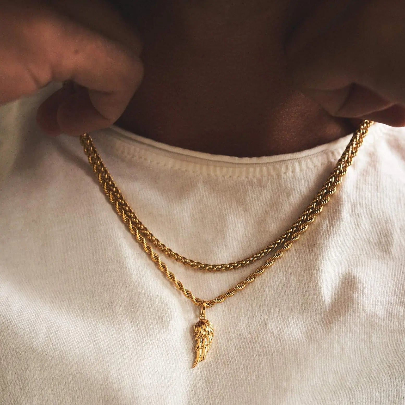 Wing Set (Gold) -- DVVX CHAINS