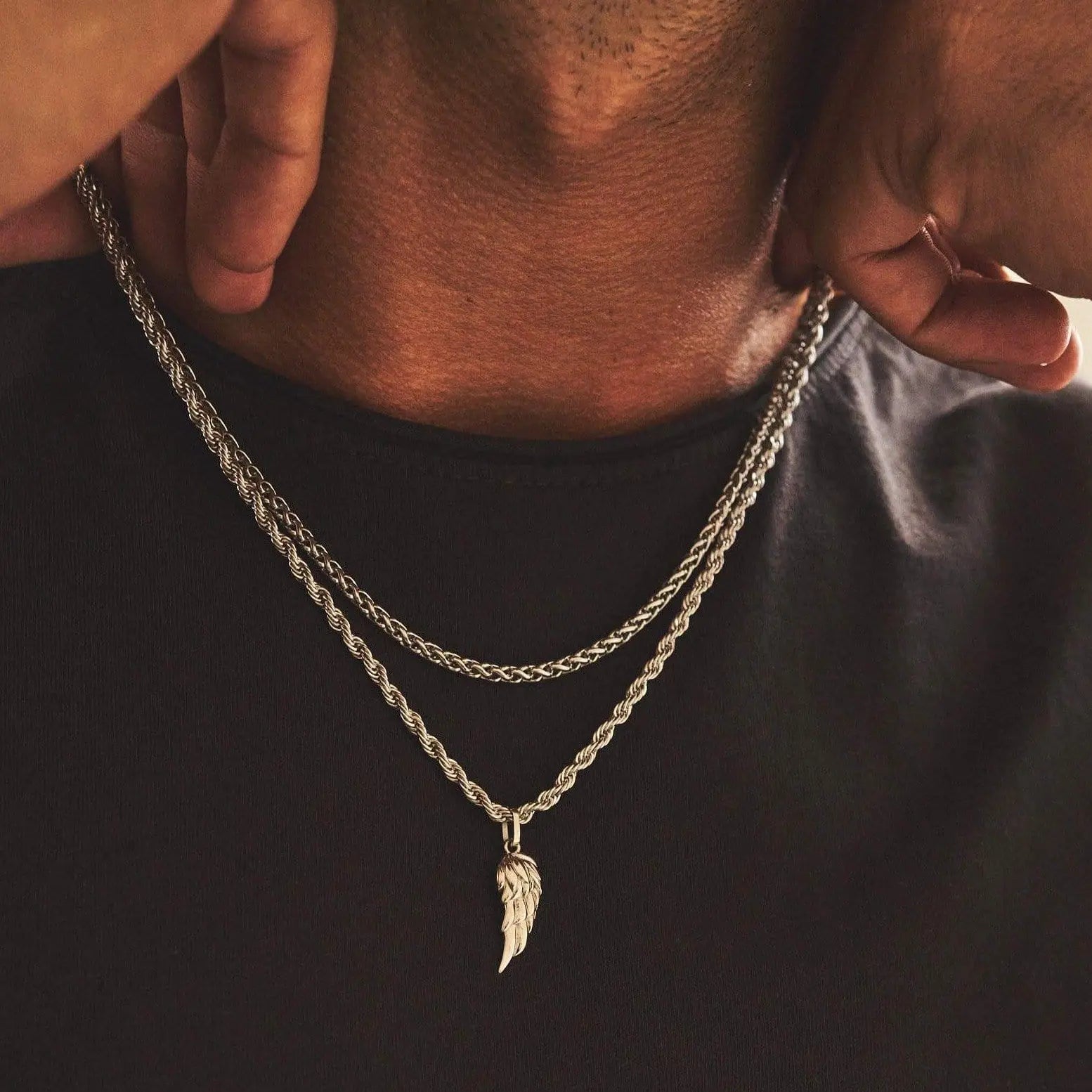 Wing (Silver) -- DVVX CHAINS