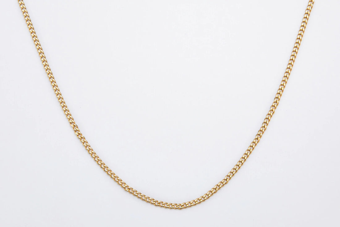 3mm Gold Cuban Link Chain MIXX CHAINS