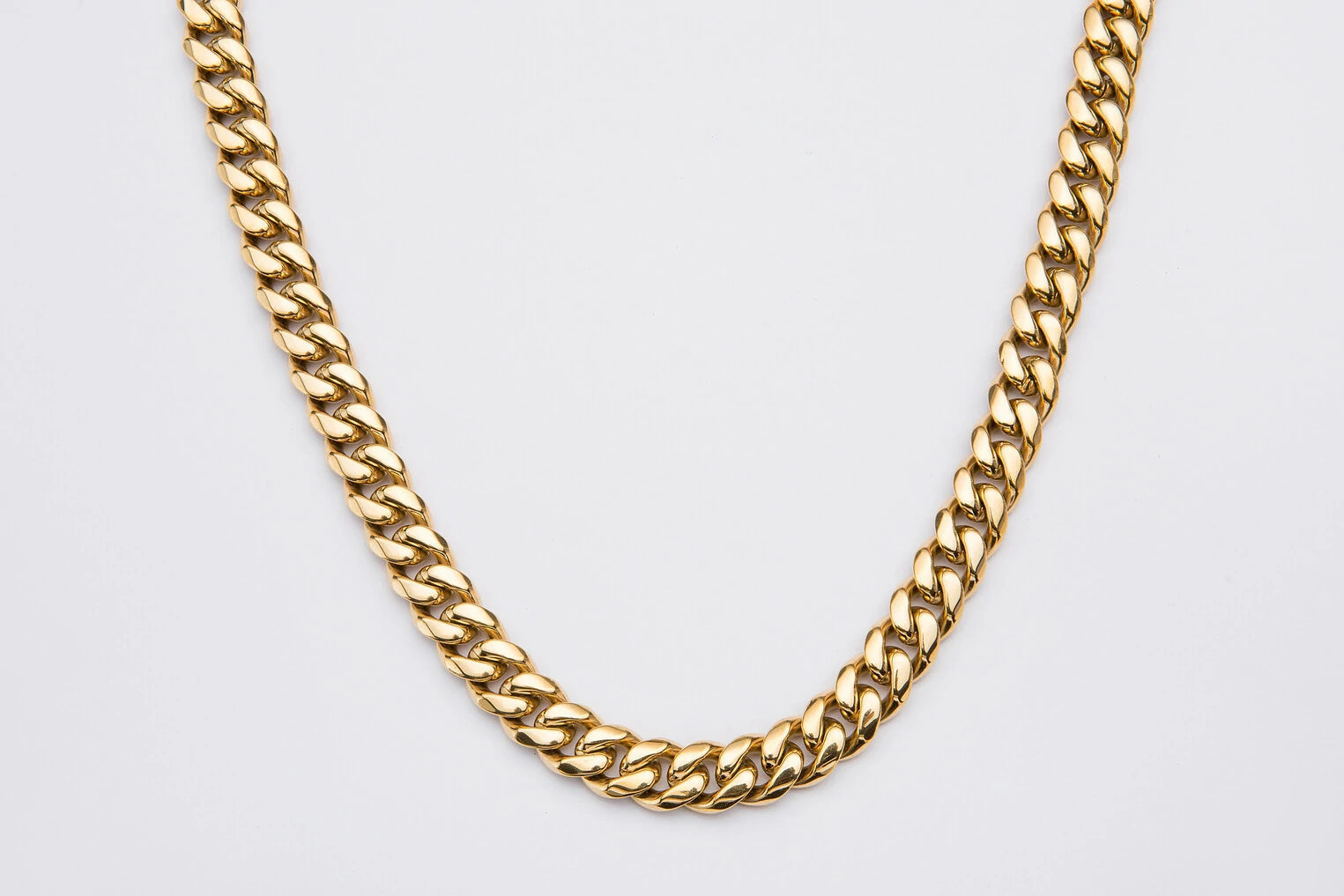 12mm Gold Cuban Link Chain MIXX CHAINS