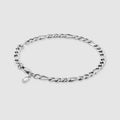 Silver Figaro Bracelet (5mm) MIXX CHAINS