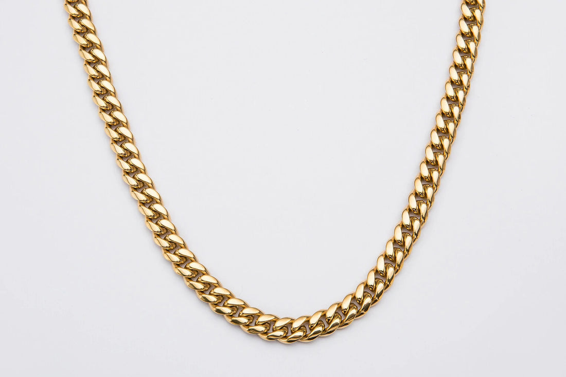 10mm Gold Cuban Link Chain MIXX CHAINS