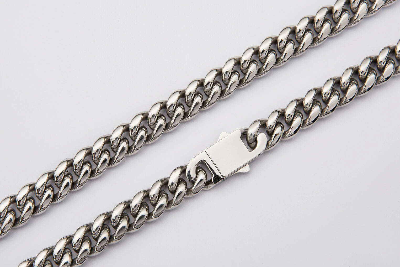 12mm Silver Cuban Link Chain MIXX CHAINS