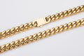 12mm Gold Cuban Link Chain MIXX CHAINS